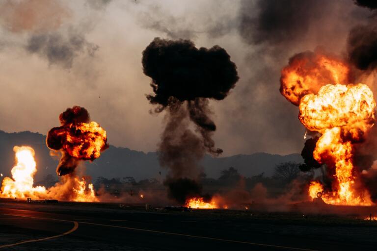 explosion relacionada incidentes